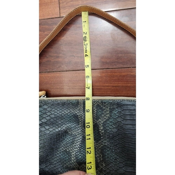 Consuela Hobo Bag – Leather & Snakeskin Print Tote Shoulder Bag – Make Today Rid - Picture 15 of 16